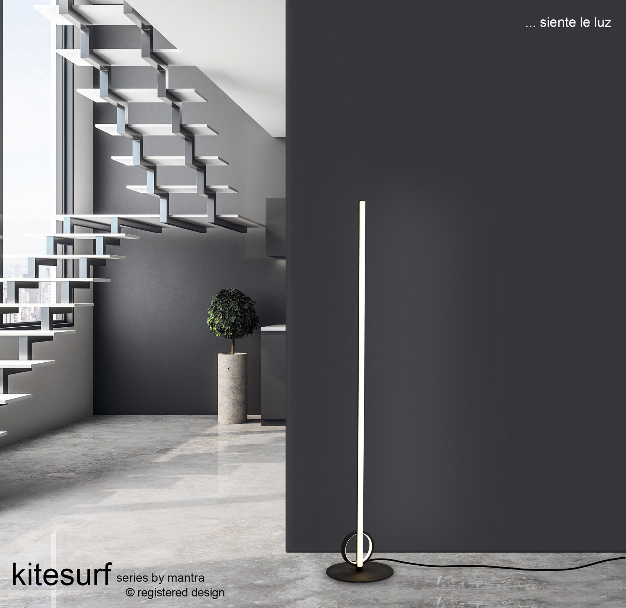 Kitesurf Floor Lamps Mantra Fusion Contemporary Floor Lamps